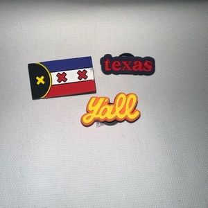 Texas croc charms